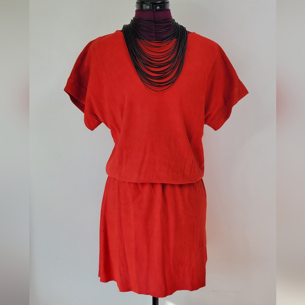 VTG Vakko New York suede dress